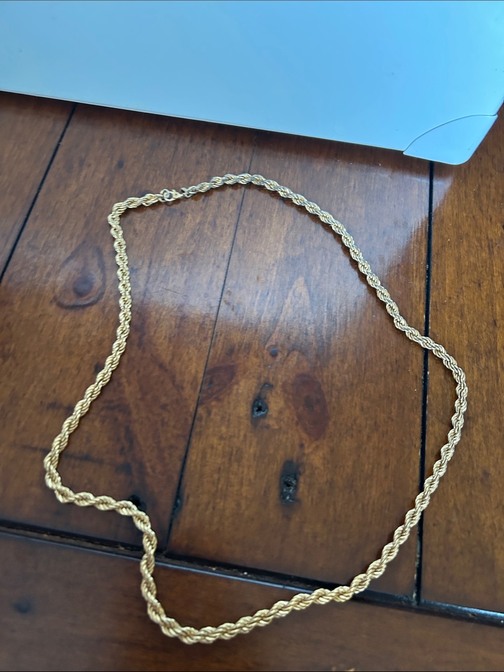 Monet Gold Rope Chain Necklace - Women's Fashion Jewelry